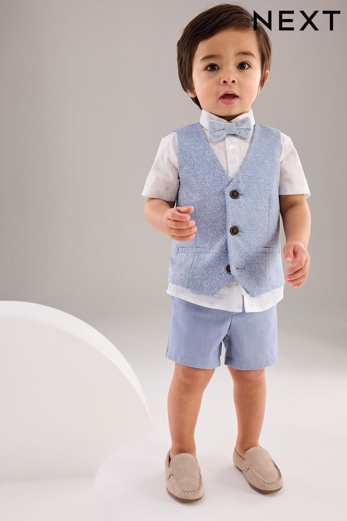 Short sleeve 2024 shirt waistcoat