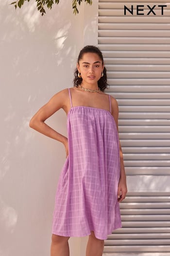 Lilac Purple Mini Summer Dress (N36184) | £24