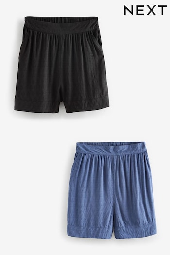 Blue/Black Pull-on Shorts 2 Pack (N36185) | £26