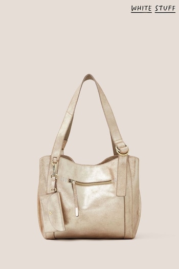 White Stuff Gold Hannah Leather Bag (N36254) | £99