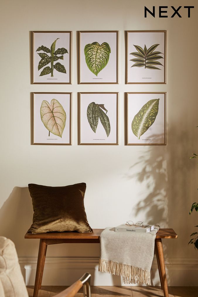 Pale green wall shop art