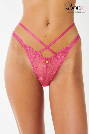 Boux Avenue Pink Odeletta Thong (N36327) | £18