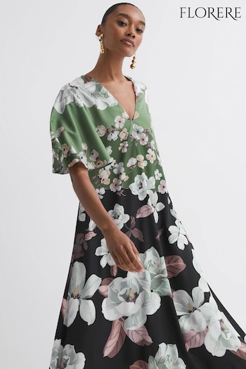 Florere Floral Relaxed Midi Dress (N36470) | £248