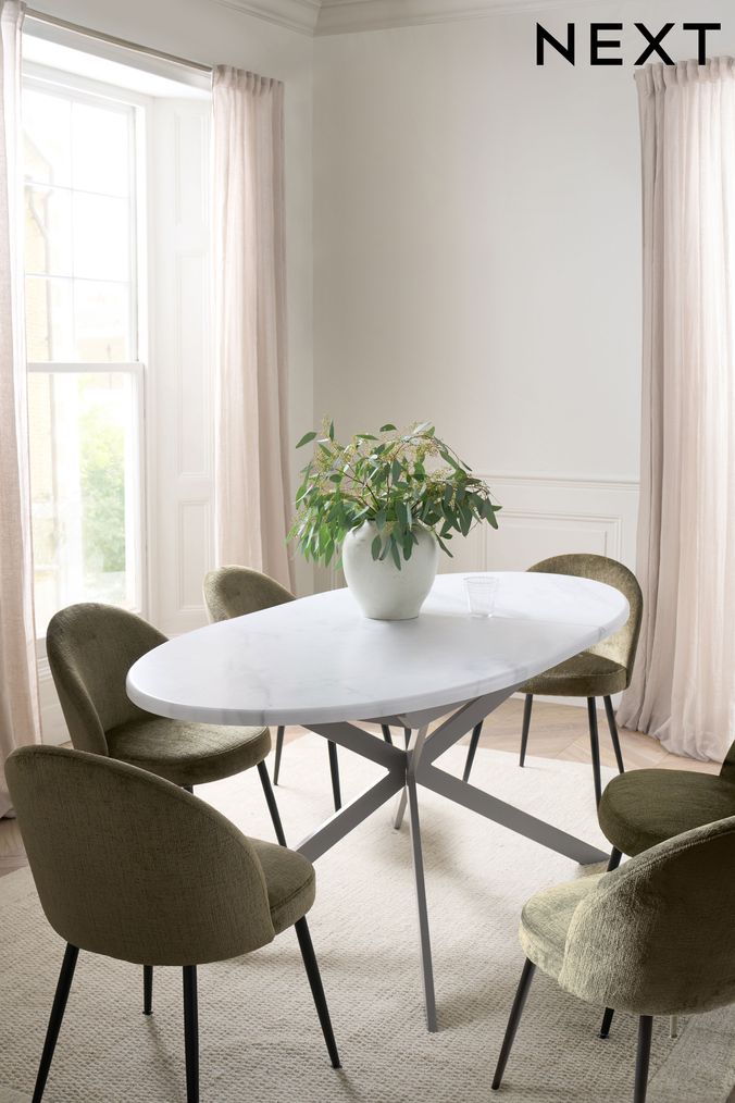 Next oval clearance dining table