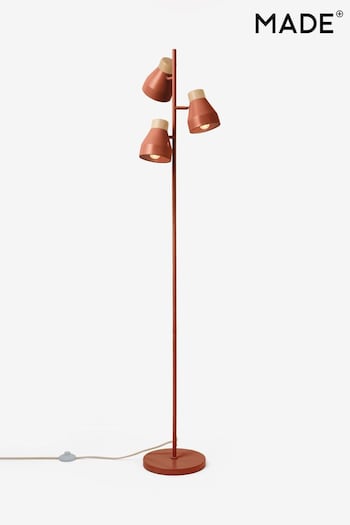 MADE.COM Red Albert Floor Lamp (N36540) | £139