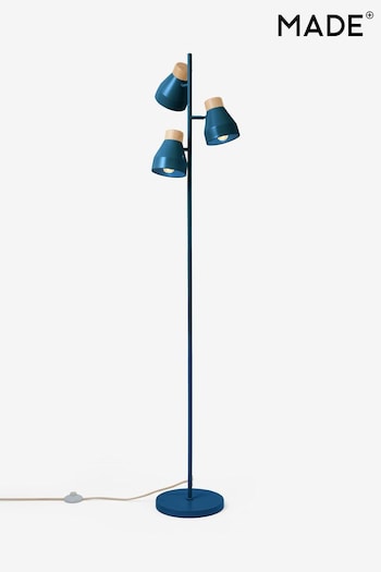 MADE.COM Navy Albert Floor Lamp (N36541) | £139