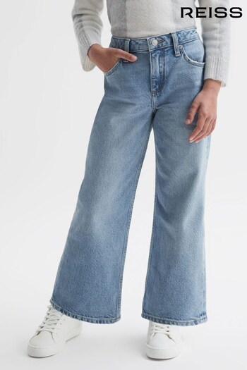 Reiss Denim Marion Junior Straight Leg Sequin Detail Jeans Puma (N36948) | £54