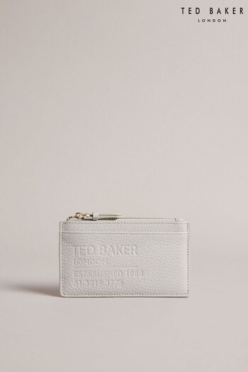 Ted Baker Grey Delfie Webbing Zip Card Holder (N37117) | £40