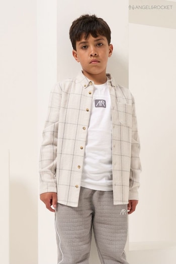 Angel & Rocket Grey Noah Check Pocket Shirt (N37188) | £24 - £28