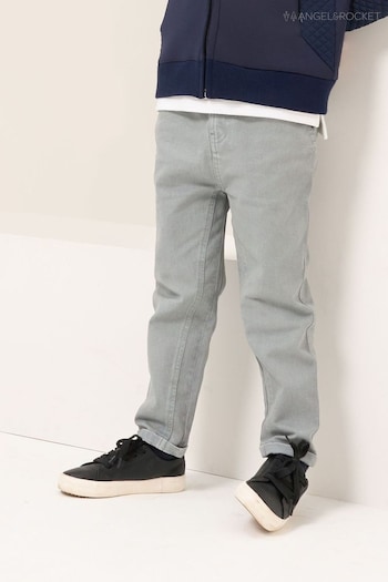 Angel & Rocket Grey Ezra Elasticated Waist Chinos (N37196) | £26 - £30