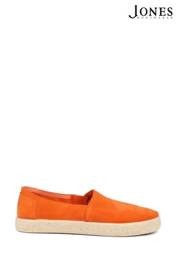 Jones Bootmaker Orange Reagan Leather Espadrilles (N37330) | £69