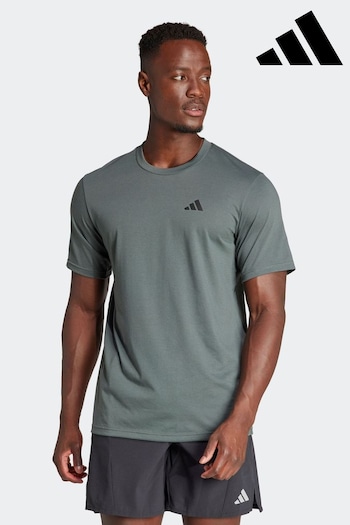 adidas calculator Grey PERFORMANCE Train Essentials Feelready Training T-Shirt (N37391) | £23