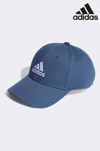 adidas Blue Performance Cotton Twill Baseball Cap (N37393) | £18
