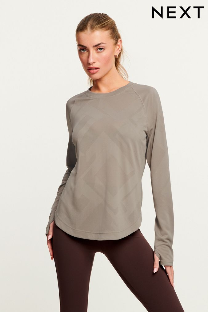 Long sleeve hotsell sports top