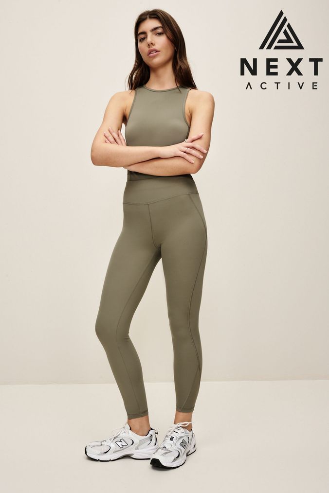 Olive green active on sale leggings