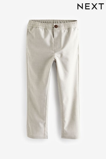 Ecru Neutral Smart Linen Trousers (3-16yrs) (N37587) | £16 - £21