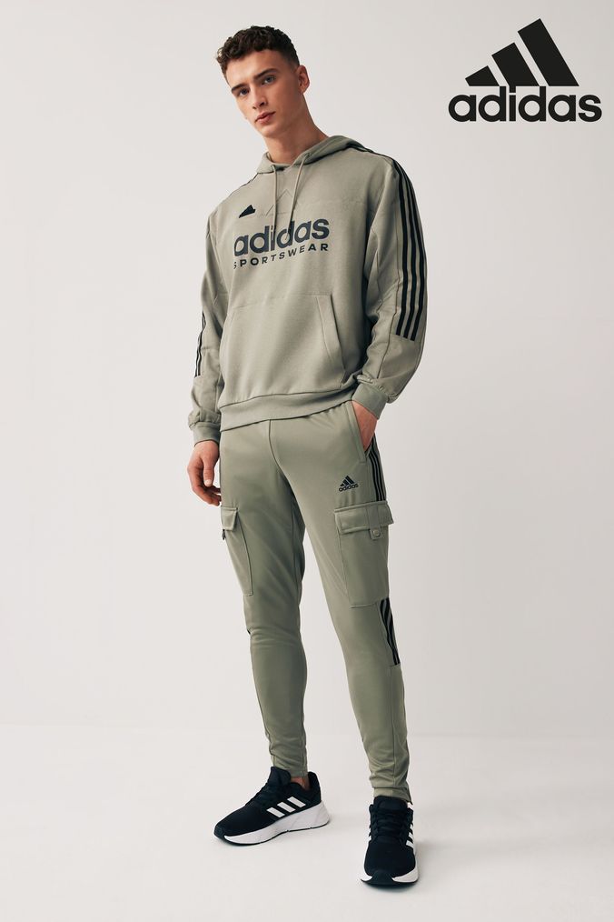 Mens green clearance adidas joggers