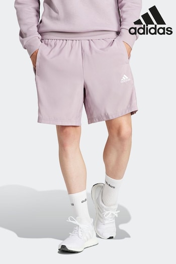 adidas Purple Sportswear Aeroready Essentials Chelsea 3-Stripes Shorts (N37634) | £23