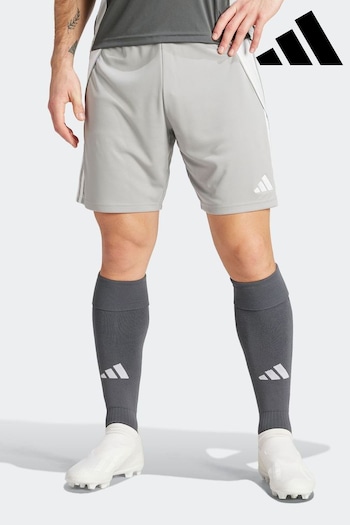 adidas Grey Tiro 24 Shorts (N37652) | £23