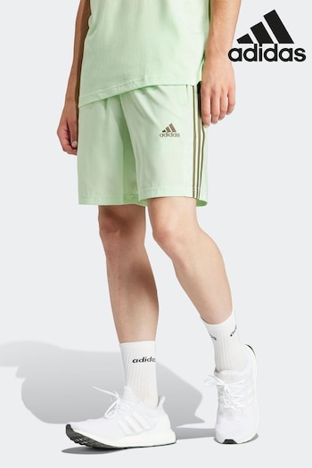 adidas Green Sportswear Aeroready Essentials Chelsea 3-Stripes Shorts (N37653) | £23