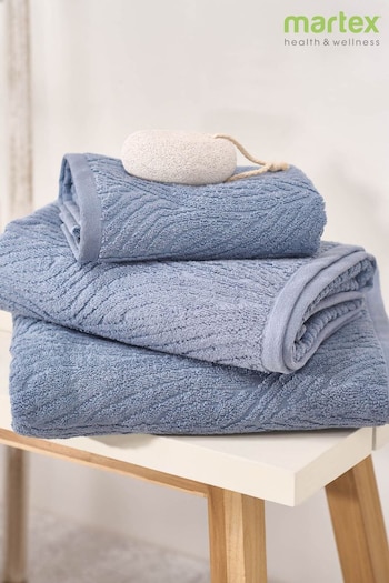 Martex Blue Eco Pure 100 Cotton 650gsm Towel (N37758) | £20 - £30