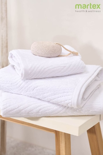 Martex White Eco Pure Cotton 650gsm Towel (N37760) | £20 - £30