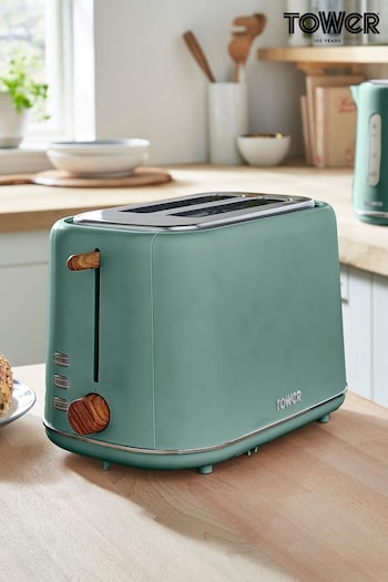 Tower Jade Green Scandi 2 Slice Toaster 800W (N37809) | £30