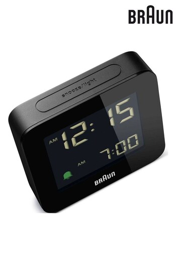 Braun Black Alarm Clock (N37976) | £35