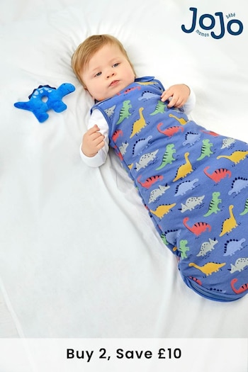 JoJo Maman Bébé Dinosaur Dino Print  2.5 Tog Baby Sleeping Bag (N38024) | £28