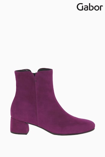 Gabor Abbey Orchid Suede Ankle Boots (N38068) | £125
