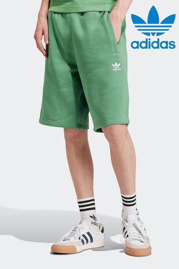 adidas used Originals Cream Trefoil Essentials Shorts (N38174) | £33