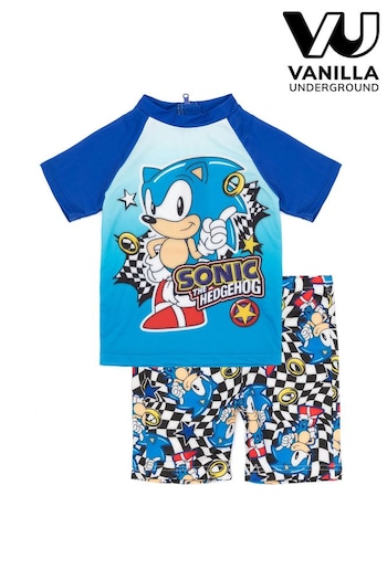 Vanilla Underground Blue Sonic The Hedgehog 2 Piece Swim Set (N38191) | £22