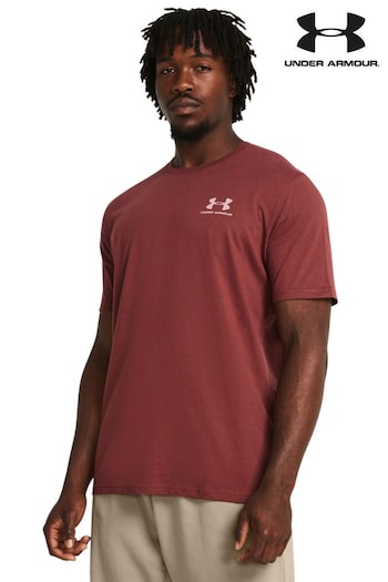 Under Armour Red Left Chest Logo T-Shirt (N38199) | £25