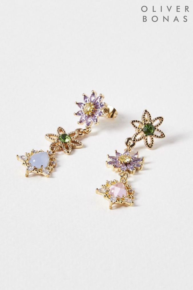 Buy Women s Earrings Oliver Bonas Drop Jewellery Online Next UK