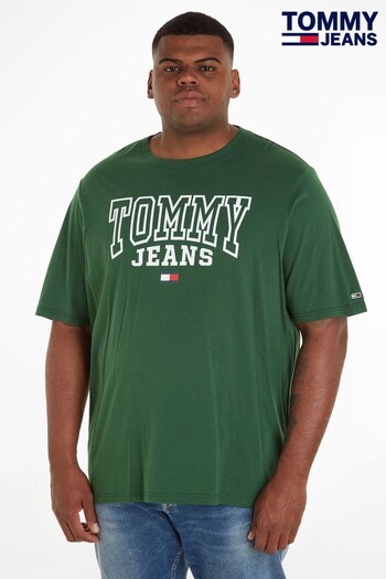 Tommy Jeans Green Badge Classic Fit T-Shirt (N38246) | £40