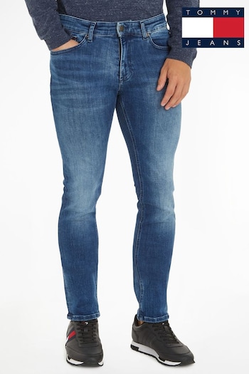 Tommy Jeans Blue Scanton Slim Fit Stretch Jeans (N38248) | £100