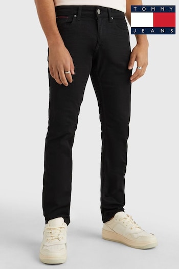 Tommy Jeans Scanton Slim Fit Black Jeans (N38279) | £90