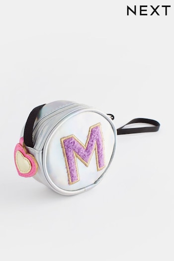 Silver M Mini Initial Bag (N38335) | £14