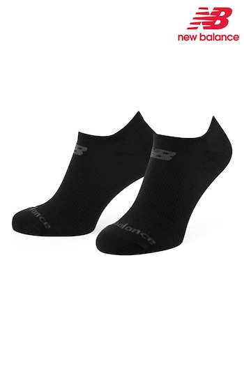 New Balance Black No Show Trainer Liner Socks (N38419) | £18