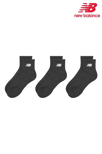 New Balance Black Multipack Everyday Ankle Socks (N38425) | £13