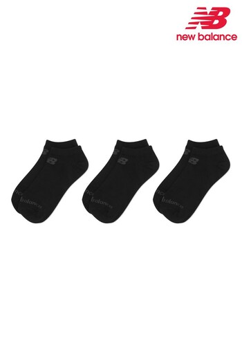 New Balance Black Multipack No Show Trainer Liner Socks (N38434) | £10