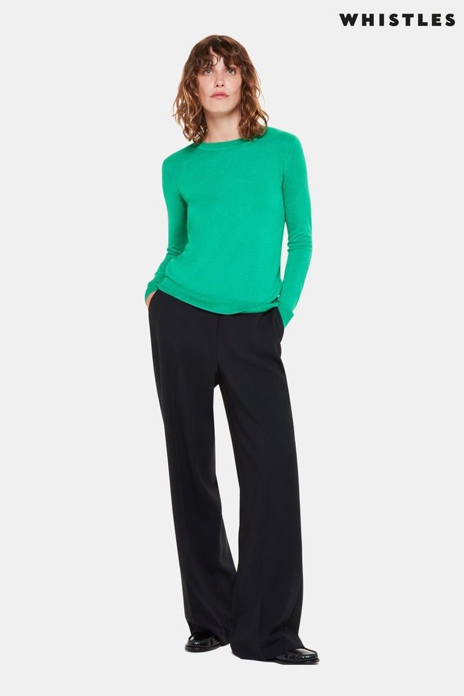 Whistles green cashmere jumper deals