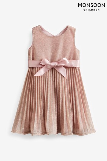 Monsoon Baby Gilded Roses Pleated Dress (N38602) | £40 - £45