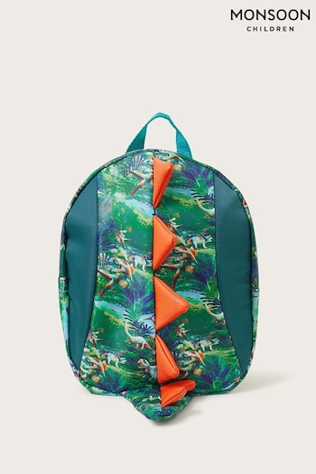 Monsoon Kids Green Dinosaur Backpack (N38611) | £22