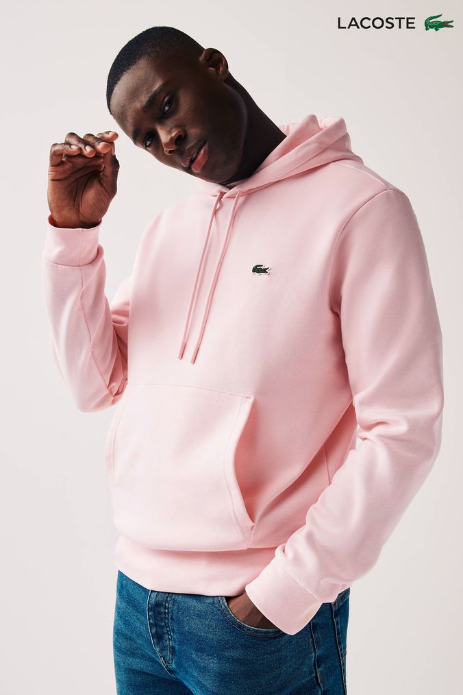 Mens Pink Hoodies Plain Embroidery Hoodies Next Official Site