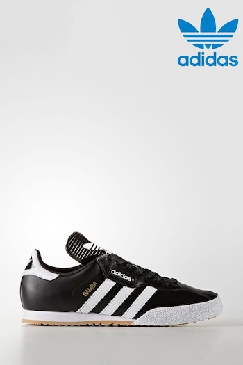 adidas Originals Samba Suede Black/White Trainers (N38752) | £80