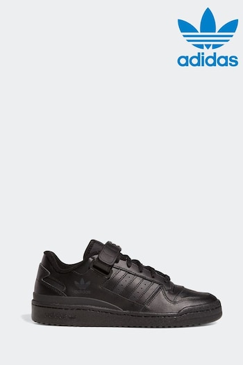 adidas Originals Forum Low Black Trainers (N38760) | £90