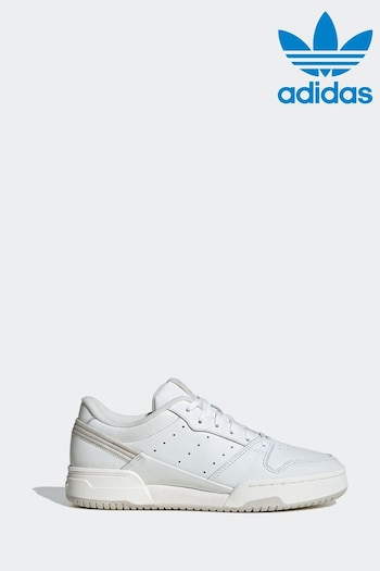 adidas manchester Originals Team Court White Trainers (N38804) | £75