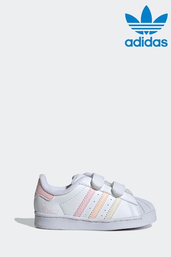 adidas low Originals Superstar White Trainers (N38840) | £45