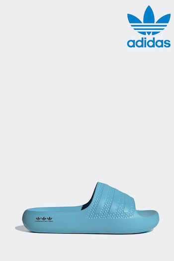 adidas popcorn Blue Adilette Ayoon Sandals (N38859) | £40